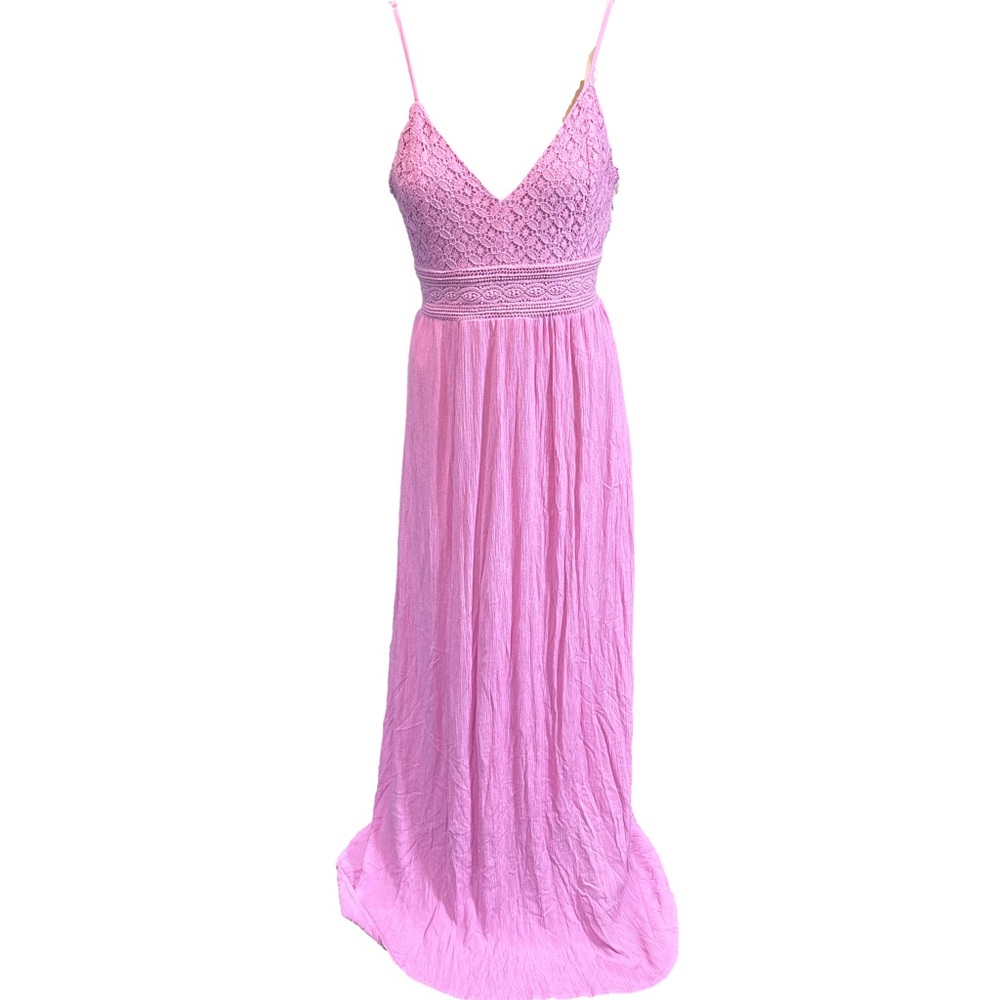 Japna Pink Maxi Dress NWT
